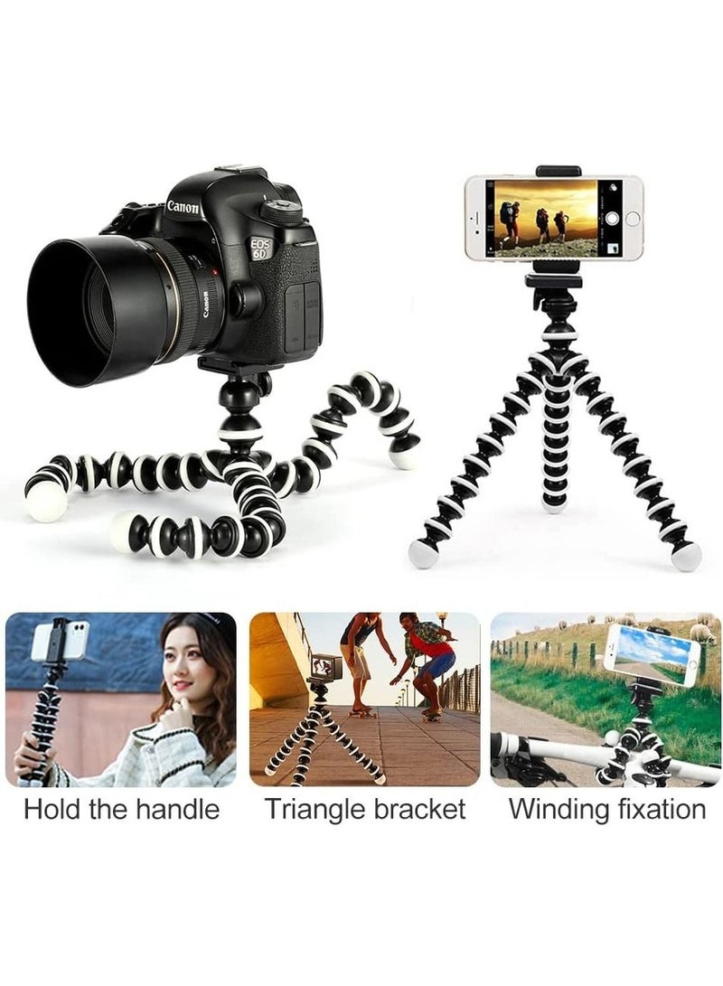 CATANES Tripod Octopus Flexible Smartphone Camera Tripod Stand with Phone Holder Clip for Phone DSLR Camera - Image 1