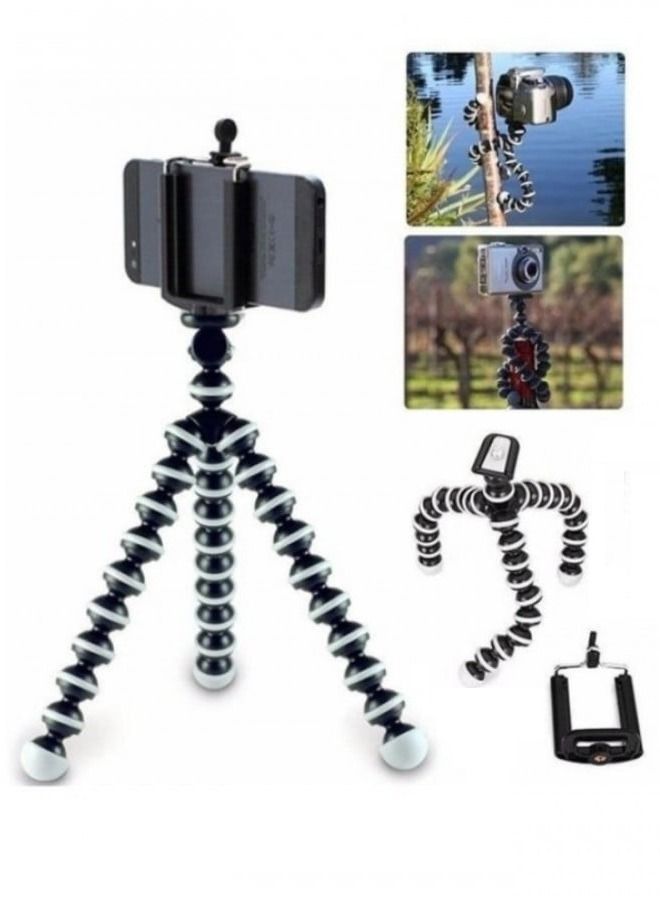 CATANES Tripod Octopus Flexible Smartphone Camera Tripod Stand with Phone Holder Clip for Phone DSLR Camera - Image 3