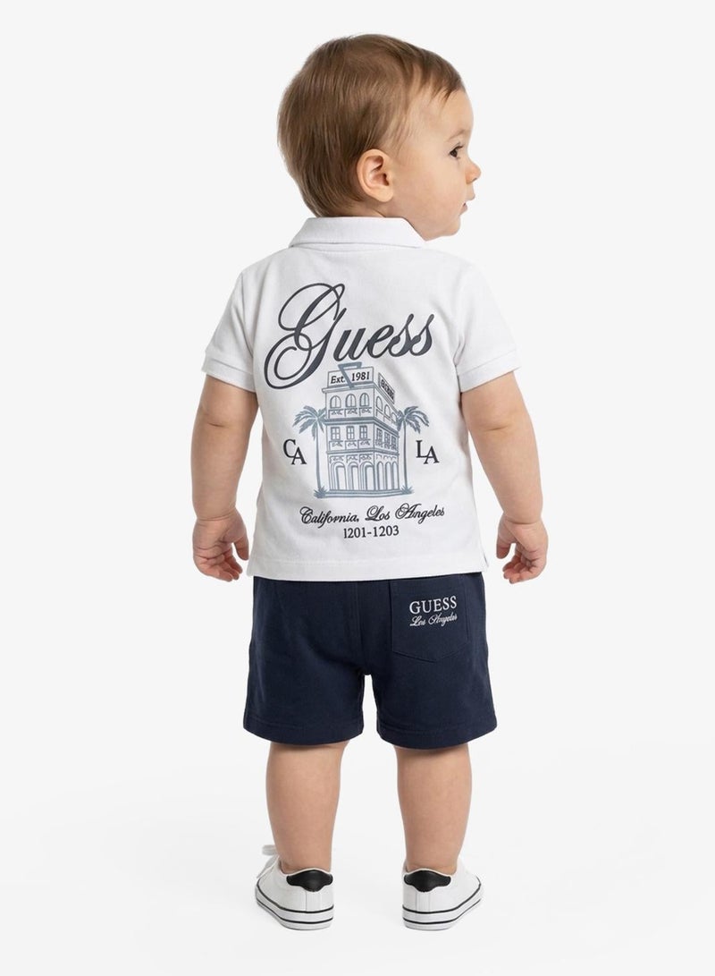 GUESS Infant Polo And Shorts Set - Image 2