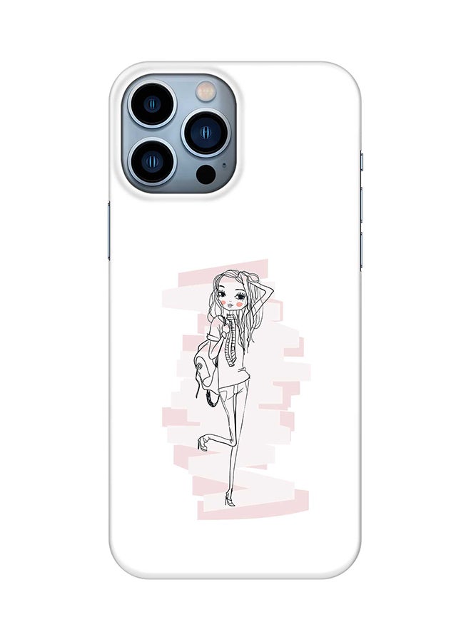 Case for Apple iPhone 14 Pro Max Slim Snap Classic Series Mobile Cover Hard PC Shield Matte Finish Print - Teen Star