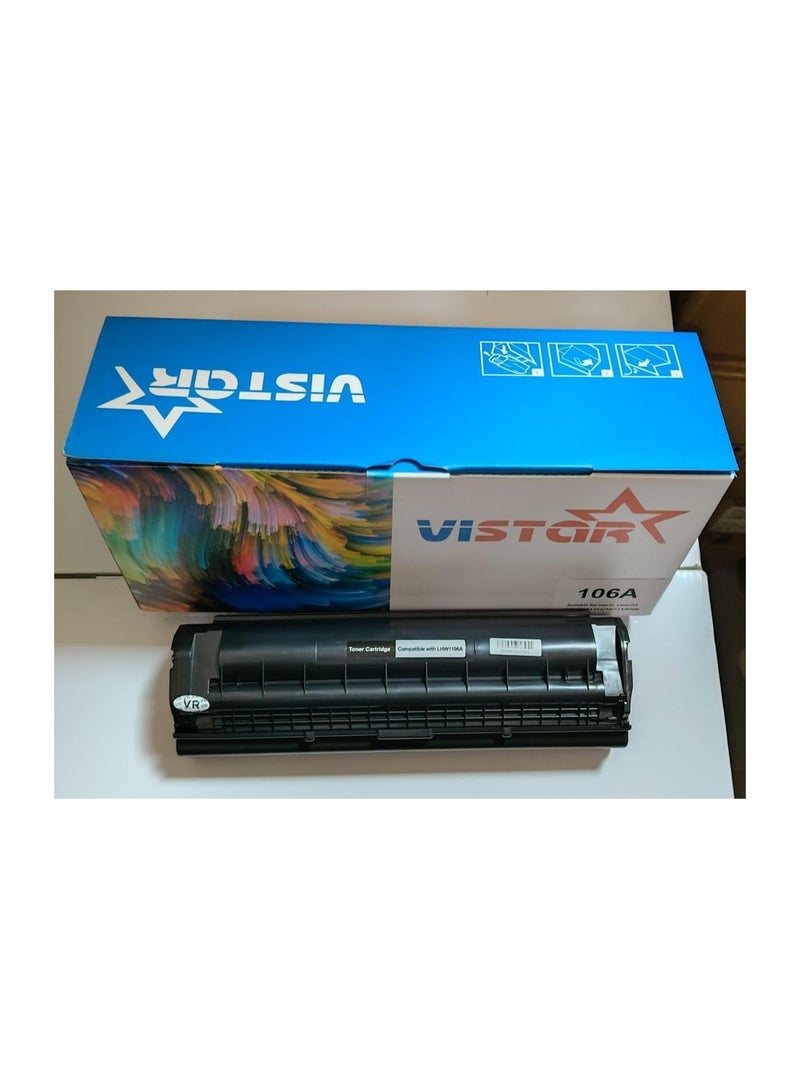 VISTAR 106A Toner Cartridge - 1500 Pages, for HP Laser 107w, MFP135w, MFP137fnw  - Image 1
