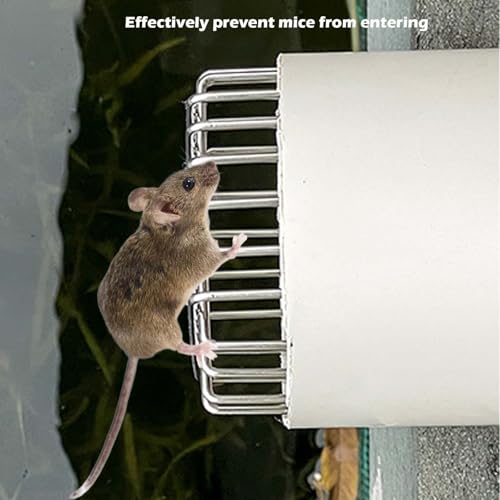 Aeenioy Drain Pipe Rat Stopper, 304 Stainless Steel Anti Rat Mesh Drain Cover, Universal Fit for 100mm Pipes, Prevents Rodent Entry & Clogs, Ideal for Kitchen Sink, Bathroom, Washing Machine Outlet - Image 5