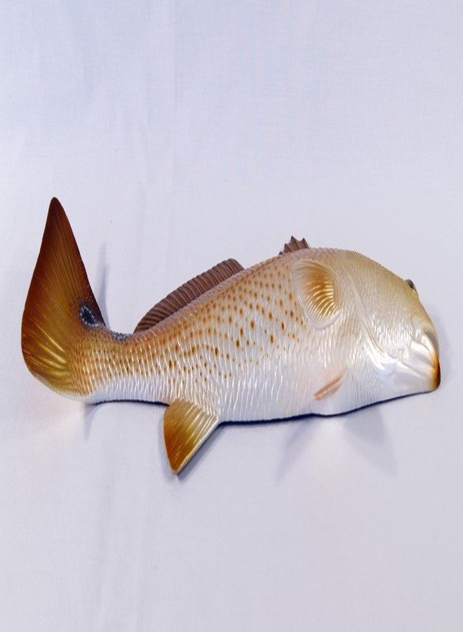 Lx Handpainted Red Drum Fish Replica Wall Mount Decor Room Ornament Plaque 19" - Image 2