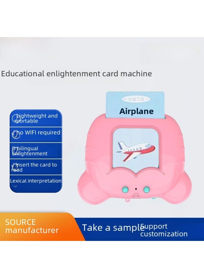 Early Education Smart Toy/learning Machine/educational Aid For Children Intelligent Cognitive Enhancement-Color:Fox English Arabic - Image 2