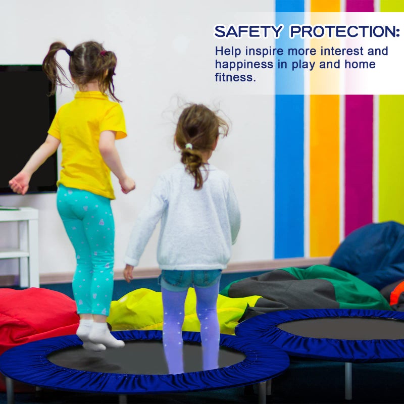 Tatuo Trampoline Spring Cover Round Small Trampoline Replacement Safety Cover 600D Oxford Cloth Optional For Serviceable Waterproof Frame For Home(36 Inch-6 Hole,Blue) - Image 5