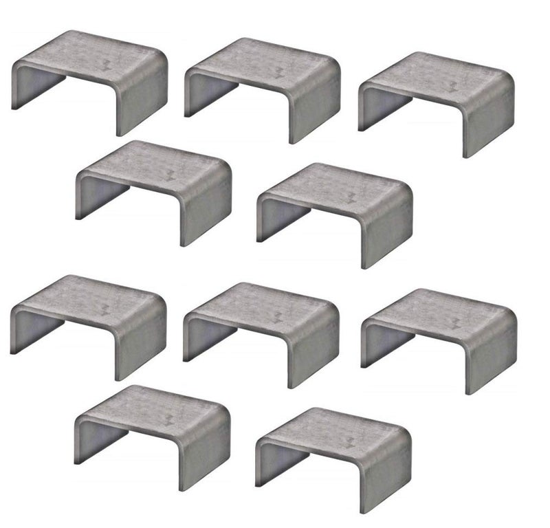 AA Heavy Duty WeldOn 2x4 Steel Stake Pockets for Trailers Trucks Pack of 10
