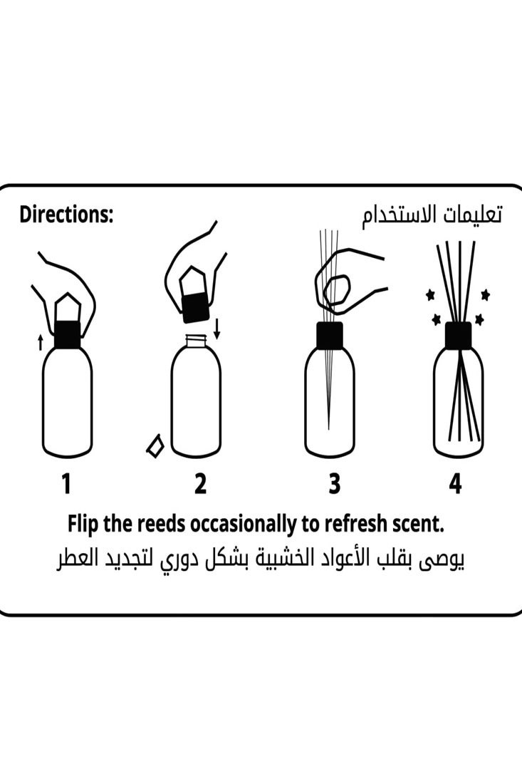 Gulf Orchid Air freshener with wooden sticks, Grapefruit scent 110ml - Image 3