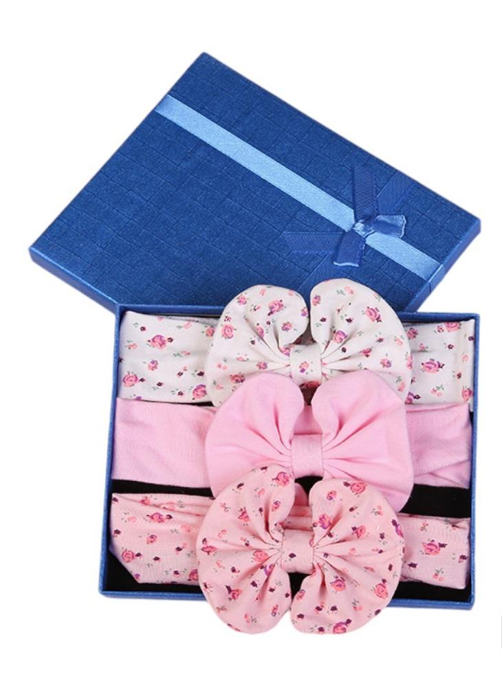 Bambimici Olivia Box Of 3 Heandband Ribbon Floral - Image 1