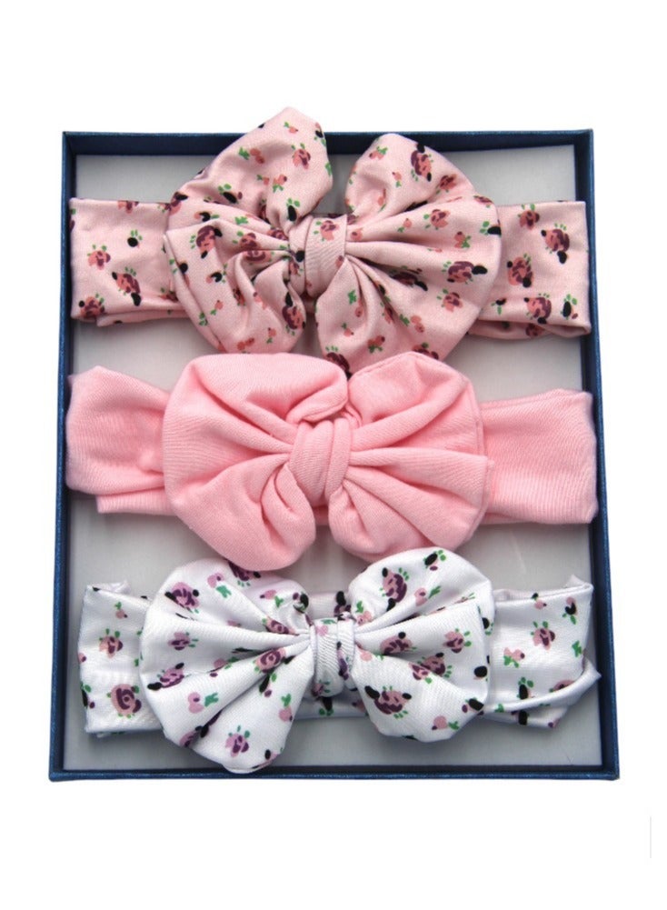 Bambimici Olivia Box Of 3 Heandband Ribbon Floral - Image 2