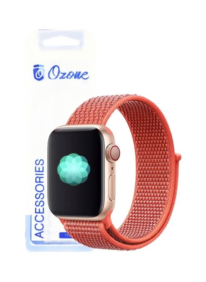 Ozone Replacement Band For Apple Watch Series 1/2/3/4 38/40mm Nectarine 
