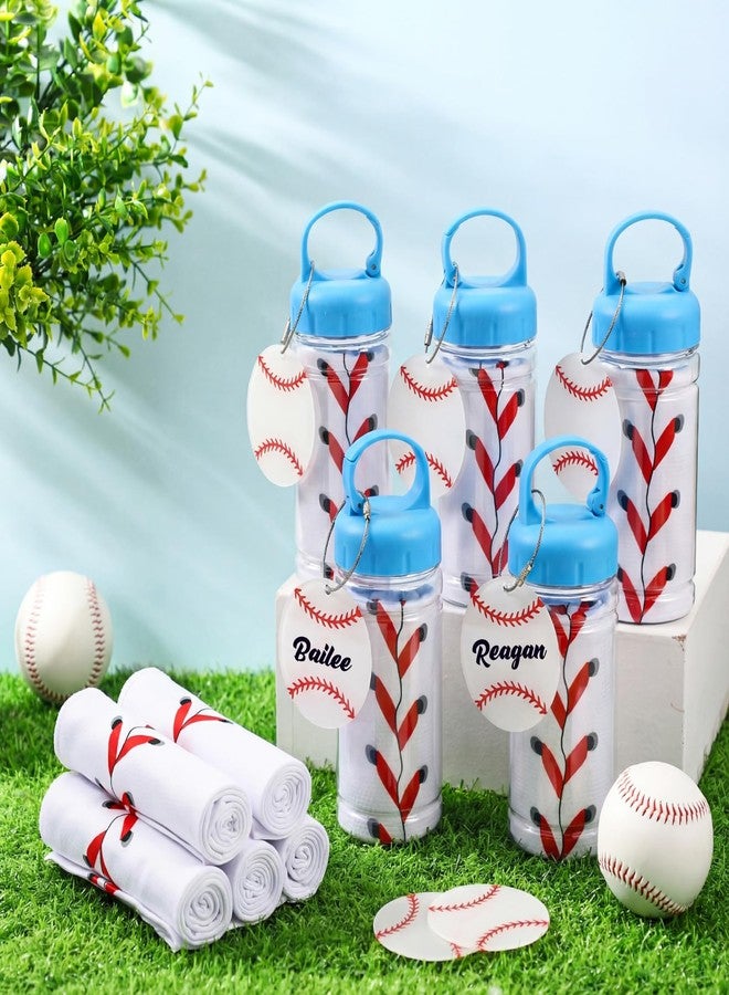 Hahafelt 12 Pack Baseball Cooling Towels with Baseball Acrylic Luggage Tags, 40"x12" Breathable Chilly Ice Towel for Neck with Plastic Container, Sport Towel for Players Team Gift Sport Party Favors - Image 5