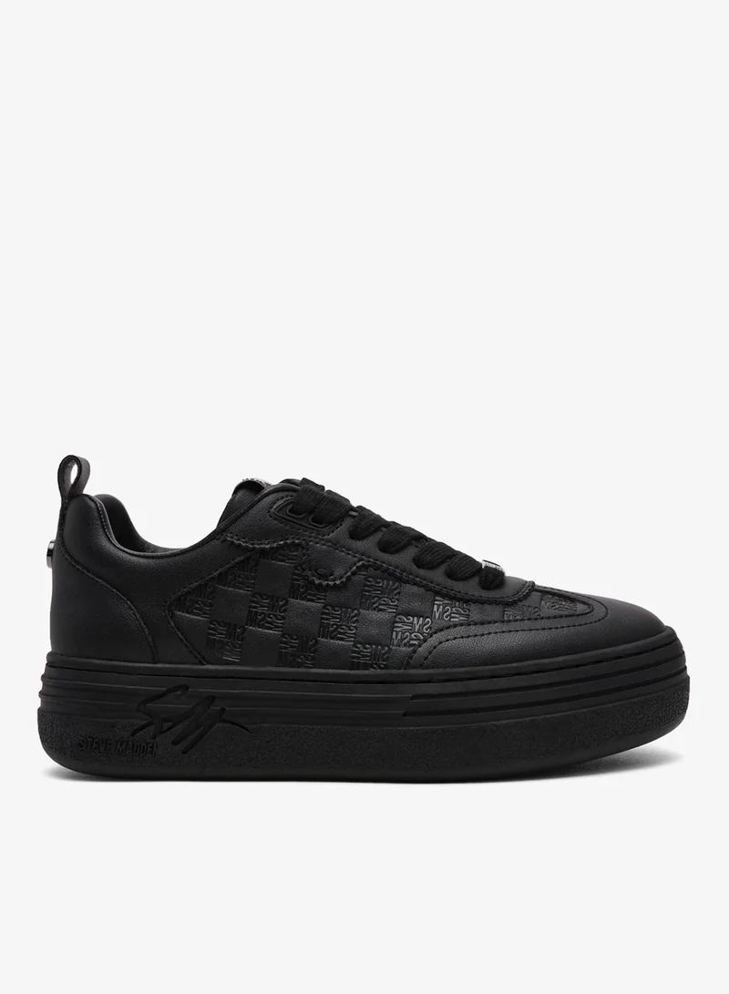 STEVE MADDEN Catapult Black Women's Sneakers
