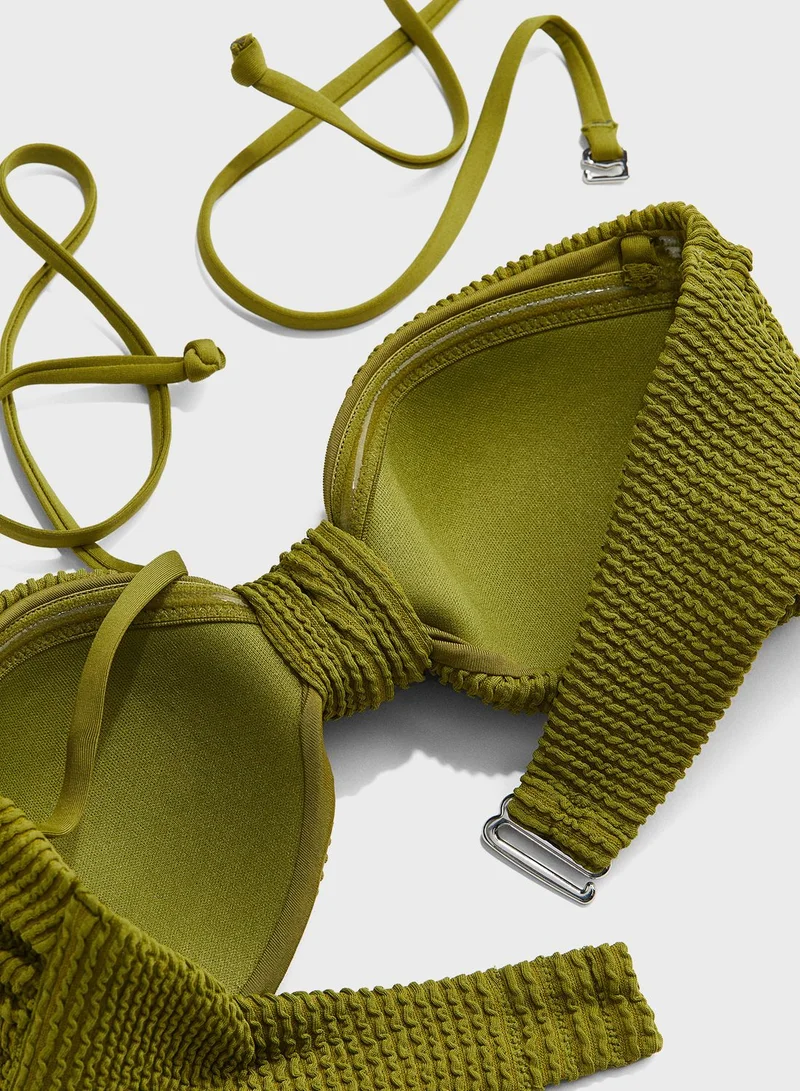 H&M Halter Neck Bandeau Bikini Top
