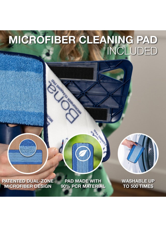 Bona Hardwood Floor Premium Spray Mop - Includes Hardwood Floor Cleaning Solution and Machine Washable Microfiber Cleaning Pad - Dual Zone Cleaning for Faster Cleanup - Spray Mop for Wood Floors - Image 2
