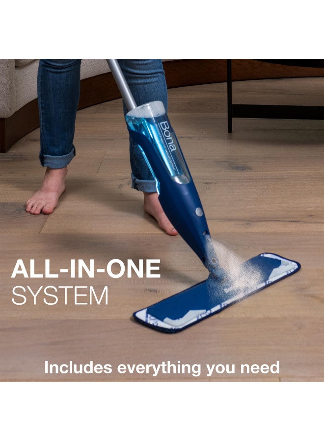 Bona Hardwood Floor Premium Spray Mop - Includes Hardwood Floor Cleaning Solution and Machine Washable Microfiber Cleaning Pad - Dual Zone Cleaning for Faster Cleanup - Spray Mop for Wood Floors - Image 4