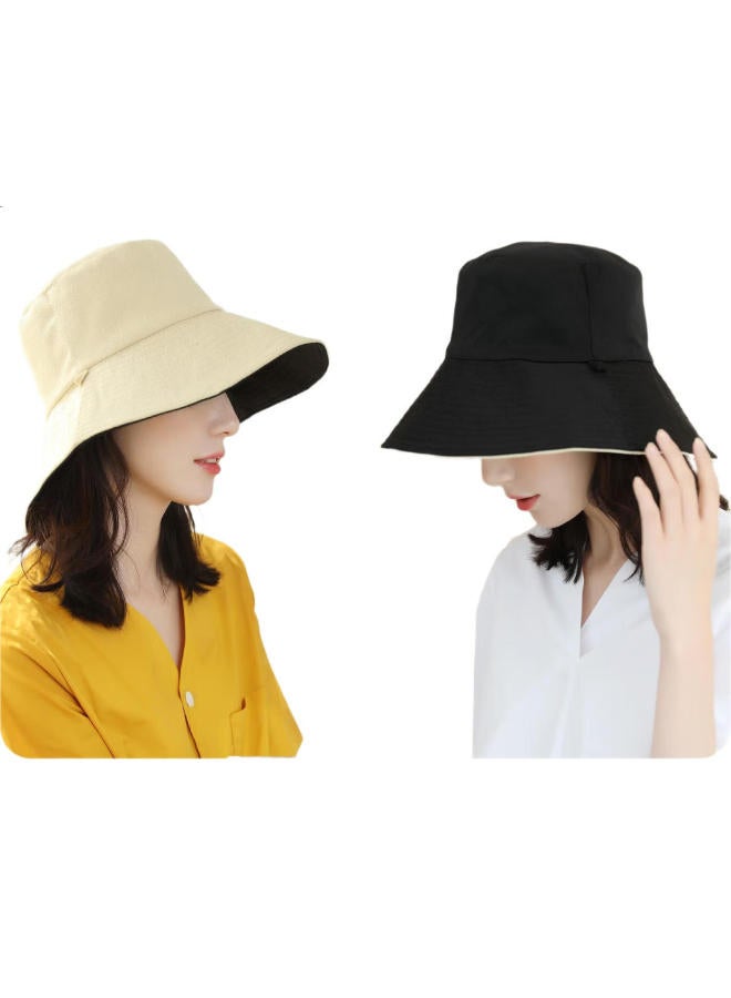JIUMU Sun Protection Hat For Women, Sun Visor, Sun Hat, Fisherman Hat, Cooling Hat, Summer Outdoor Face-Covering Uv Protection Hat For Women - Image 3