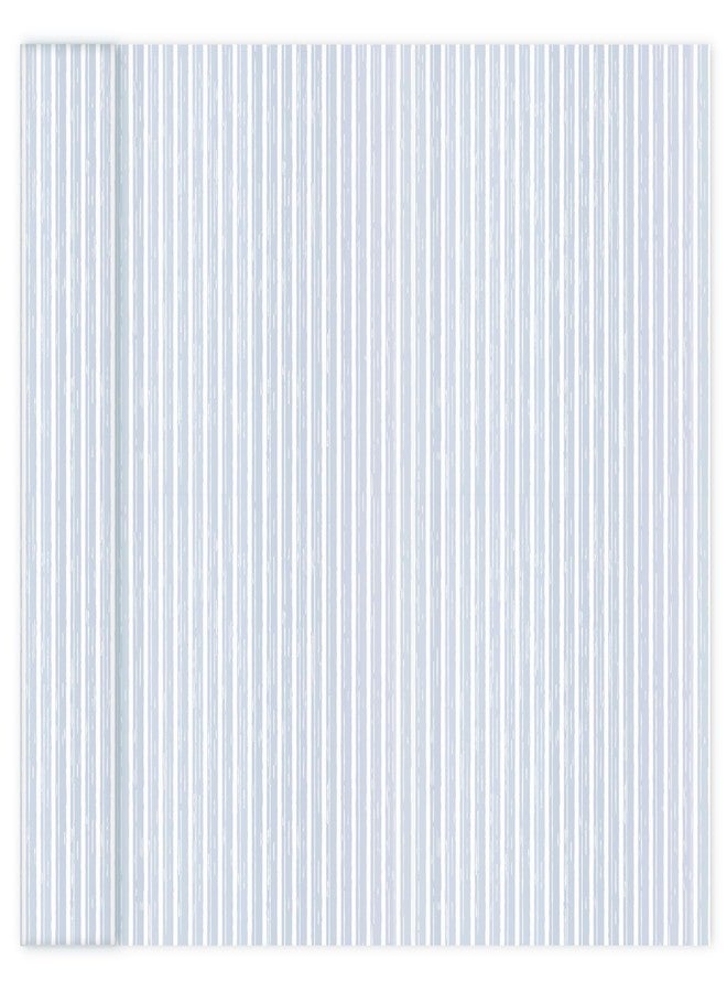 itechpanda Blue Stripe Wallpaper Peel and Stick Wallpaper Wall Paper Self Adhesive Liner Furniture Cabinet Contact Paper for Cabinet Shelf Drawer Liner Bedroom DIY Decor - Image 1