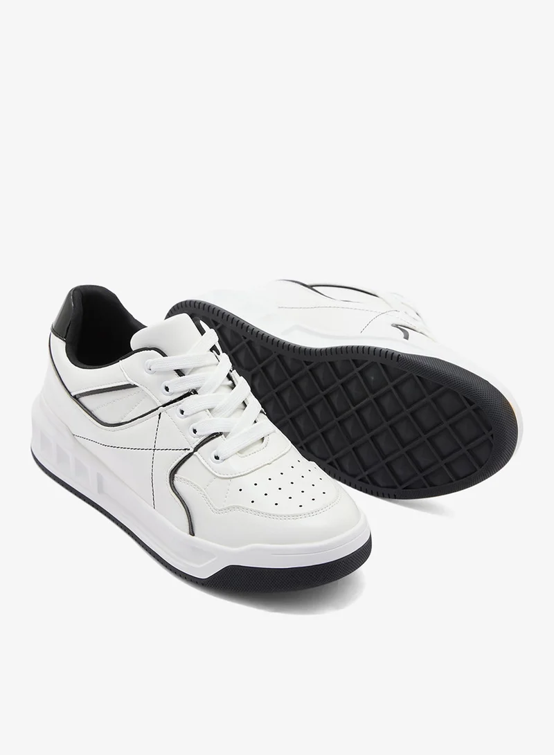 Ginger Contrast Panel Sneakers