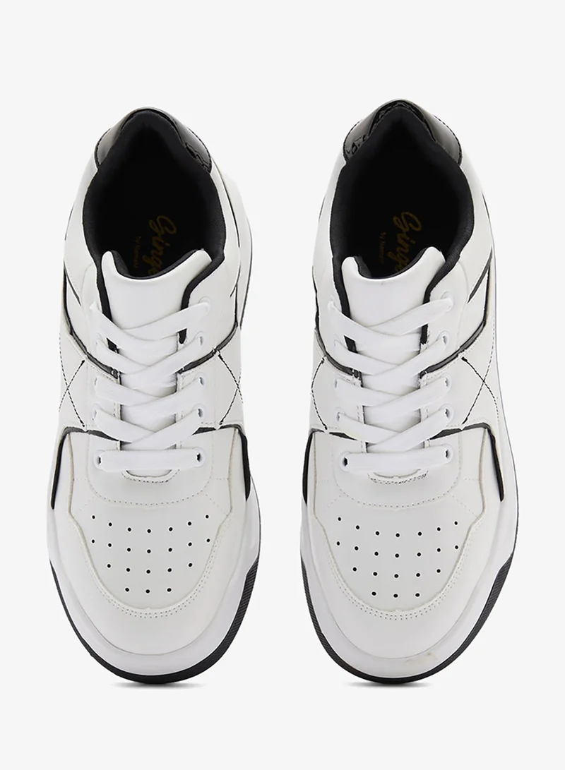 Ginger Contrast Panel Sneakers