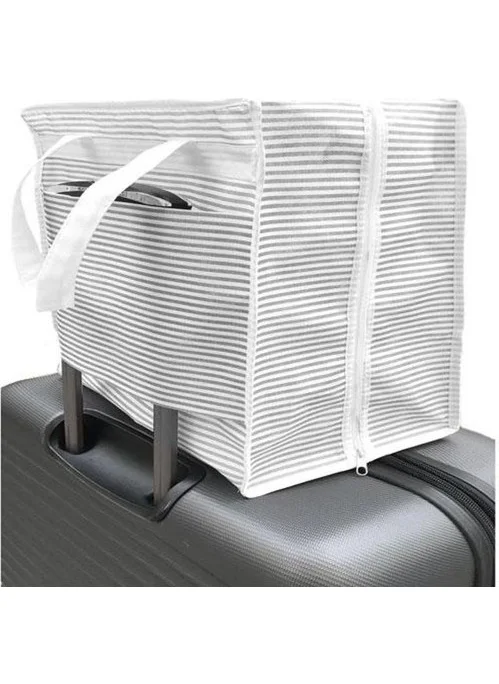 ماجيك ليدي Shoe Storage and Carrying Bag (Striped Model)