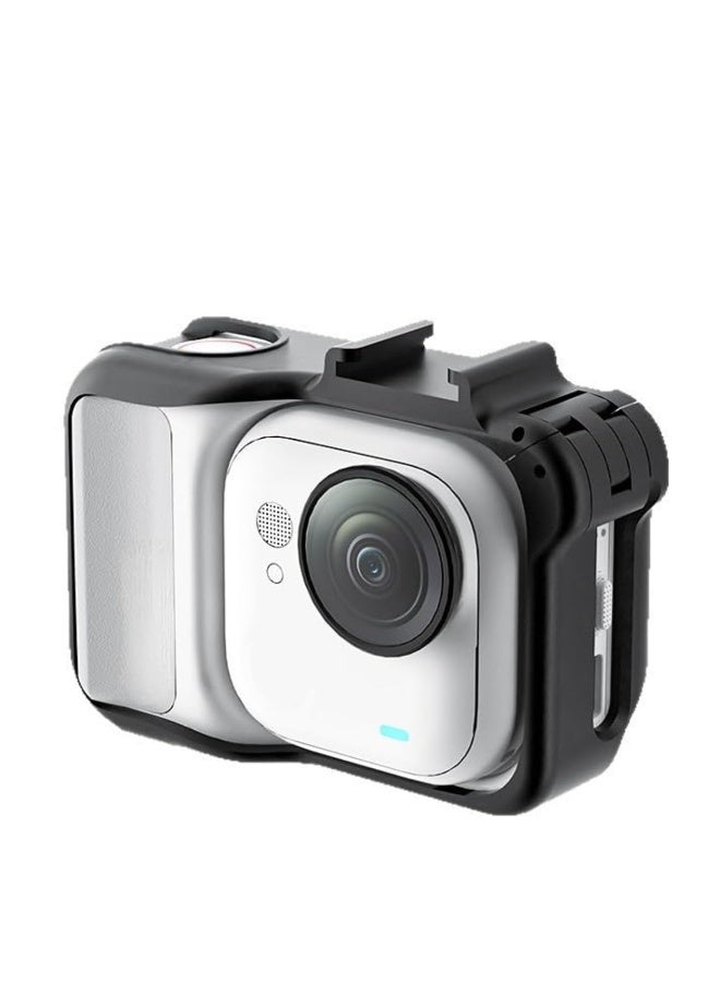 Protective Cage Case For Insta360 GO Ultra Expandable Frame Protective Case Double Clod Shoe Protective PC Shell compatible with Insta360 GO Ultra Accessories - Image 1