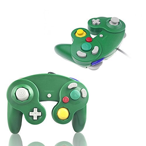 Reiso Gamecube Controller, 2 Pack NGC Classic Wired Controller for Wii Game cube Console (Orange and Green) - Image 2