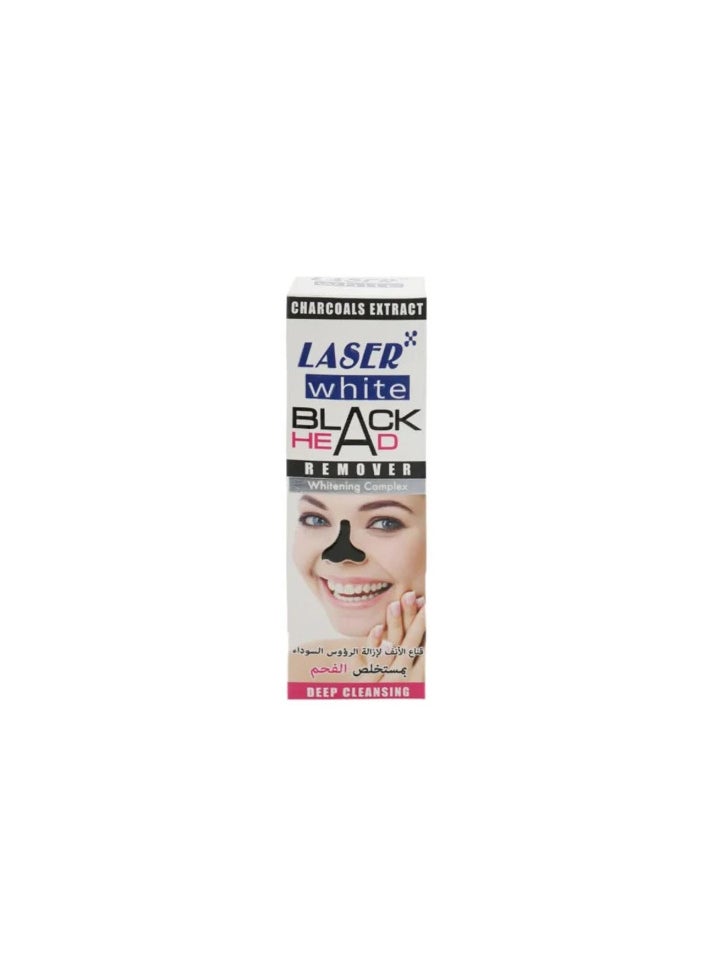 LASER WHITE - Nose Mask to Remove Blackheads with Charcoal Extract 50ml - Image 1