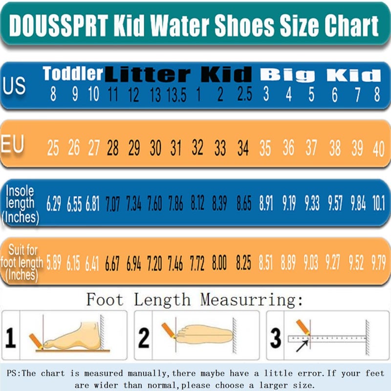 DOUSSPRT Water Shoes for Kids Boys Girls Quick Dry Beach Sports Swim Pool Aqua Shoes for Toddler/Little Kid/Big Kid Purple 10 - Image 5