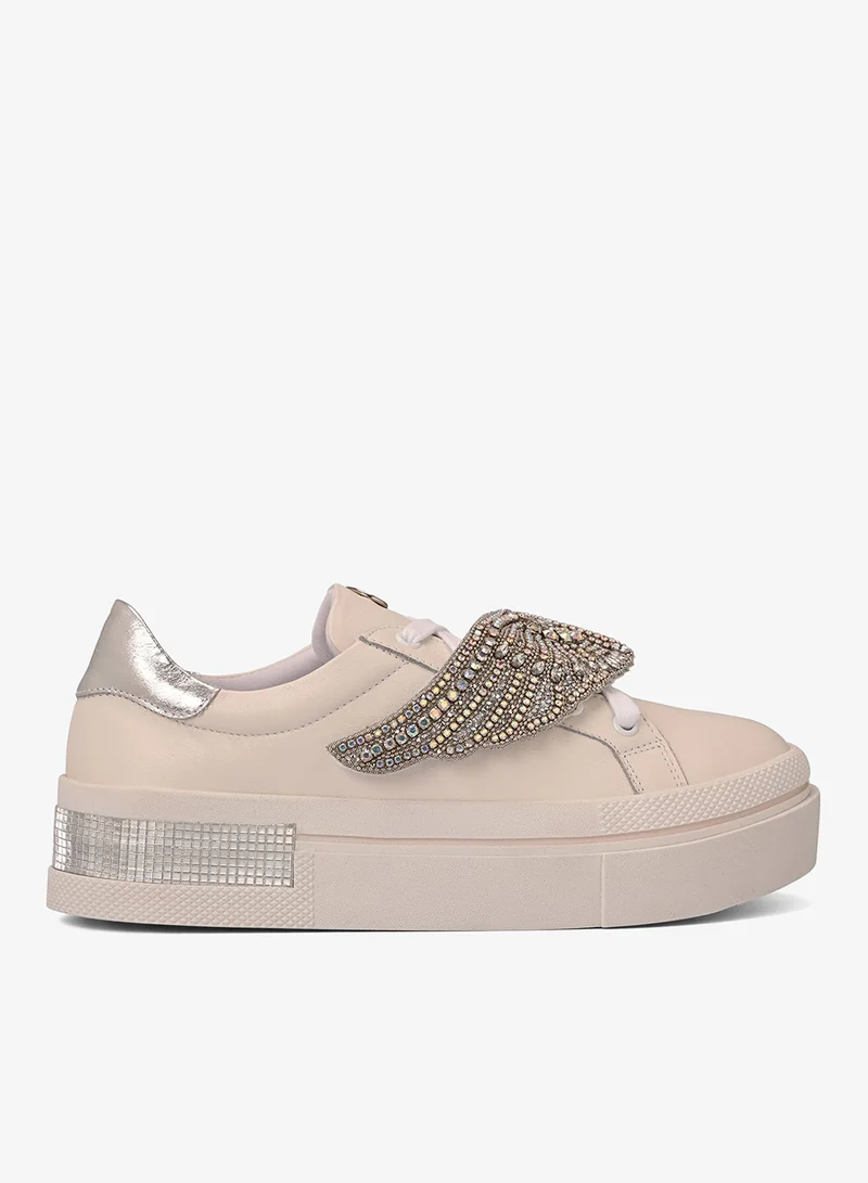 Cristal Wing Bianco Sneakers