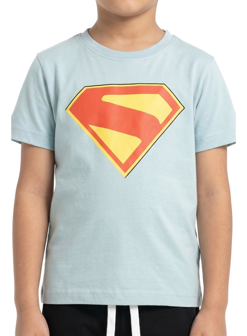 Warner Bros. Superman Toddler Boys Pyjama Set – Cotton T-Shirt & Jogger Sleepwear Set - Image 3