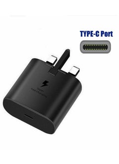Super compatible Samsung UK Travel Adaptor (45W with USB type C Cable) Black  - Image 2