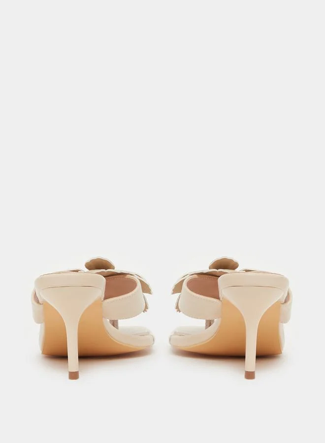 Styli Styli Flower Corsage Slip On Sandals