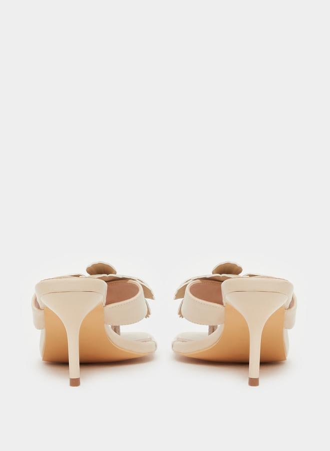 Styli Styli Flower Corsage Slip On Sandals  - Image 5