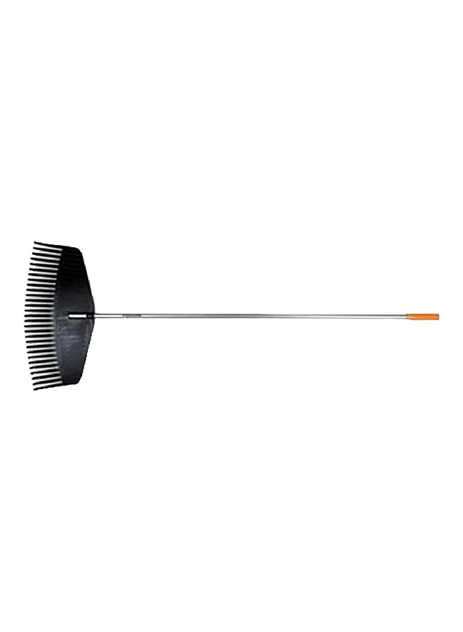 Fiskars Aluminum and Fiberglass Cushioned Grip Leaf Rake Black 170.18 x 62.23 x 5.08 cm 7235104