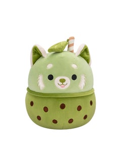 Squishmallows 7.5 inch Little Plush Eitan Matcha Red Panda with Boba Officially Licensed Kellytoy Plush Toy Colorful Soft Gift for Kids Girls & Boys Washable Squishy Stuff Toy Multicolor All Age  - Image 1
