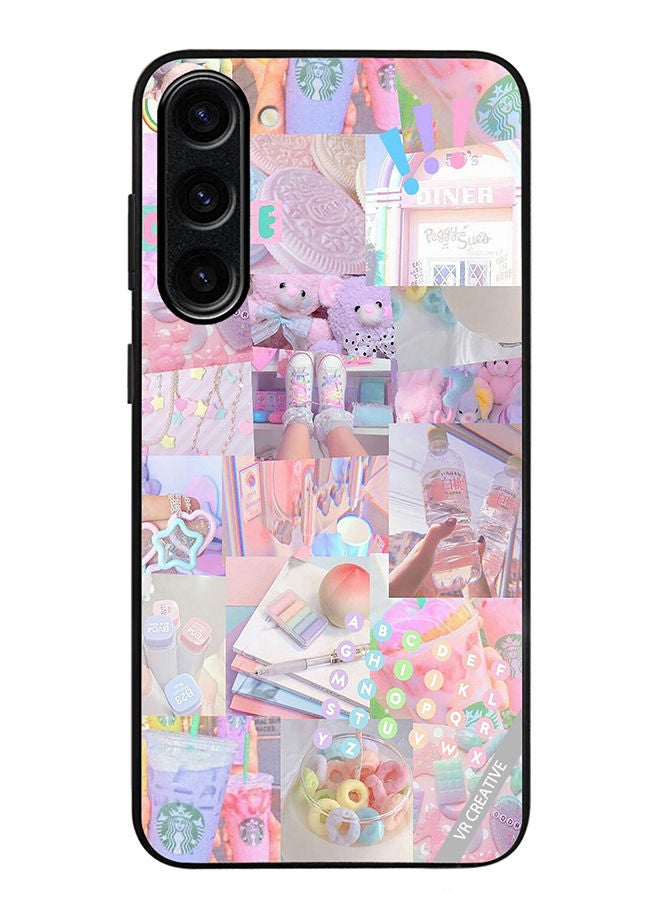 VR CREATIVE Protective Case Cover For Samsung Galaxy S23 Cute Collage Design Multicolour - Image 1