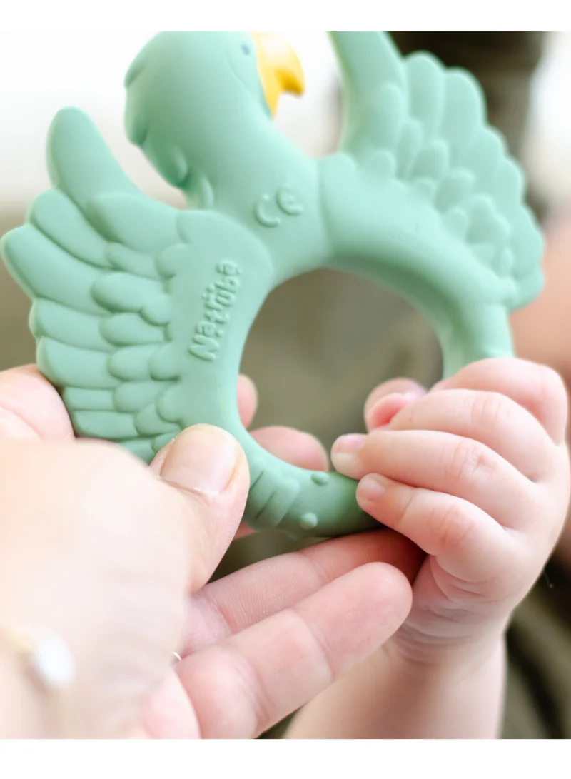 Natruba Natruba Teether Parrot - Light Green