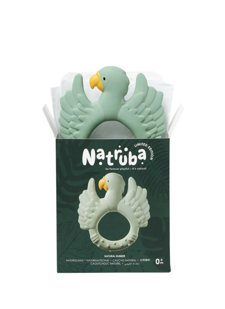 Natruba Natruba Teether Parrot - Light Green