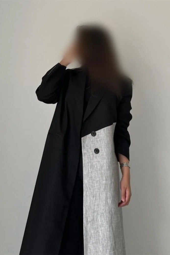 Renad Coat: Warm luxury with a modern, elegant design that wraps around you elegantly and gives you a presence that befits your refined taste. - Image 1