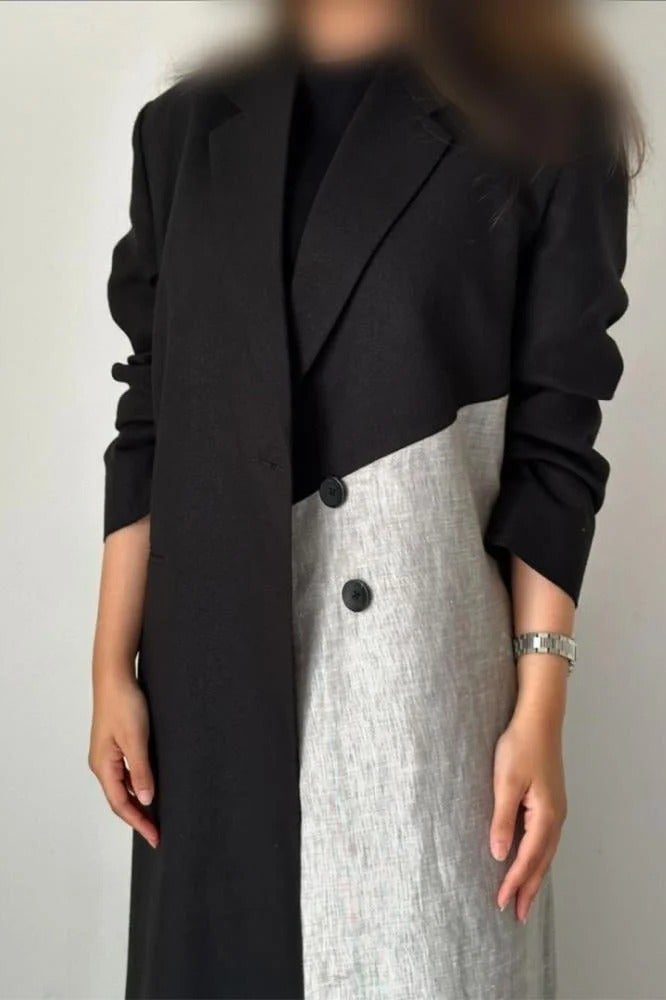 Renad Coat: Warm luxury with a modern, elegant design that wraps around you elegantly and gives you a presence that befits your refined taste. - Image 2