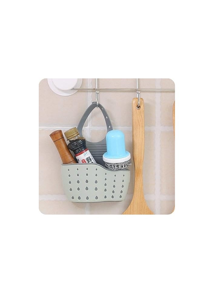 MIRFA Kitchen Sink Shelf Organizer - Sink Caddy Soap And Sponge Holder Drying Rack (Green)  - Image 3