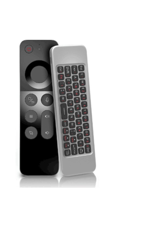 W1S WireleSS FlyinG MouSe 2.4G Voice FlyinG MouSe Infrared LearninG Android Set-top Box Remote Control W1 FlyinG MouSe W3 FlyinG MouSe-Color:w3 (without Logo)  - Image 1