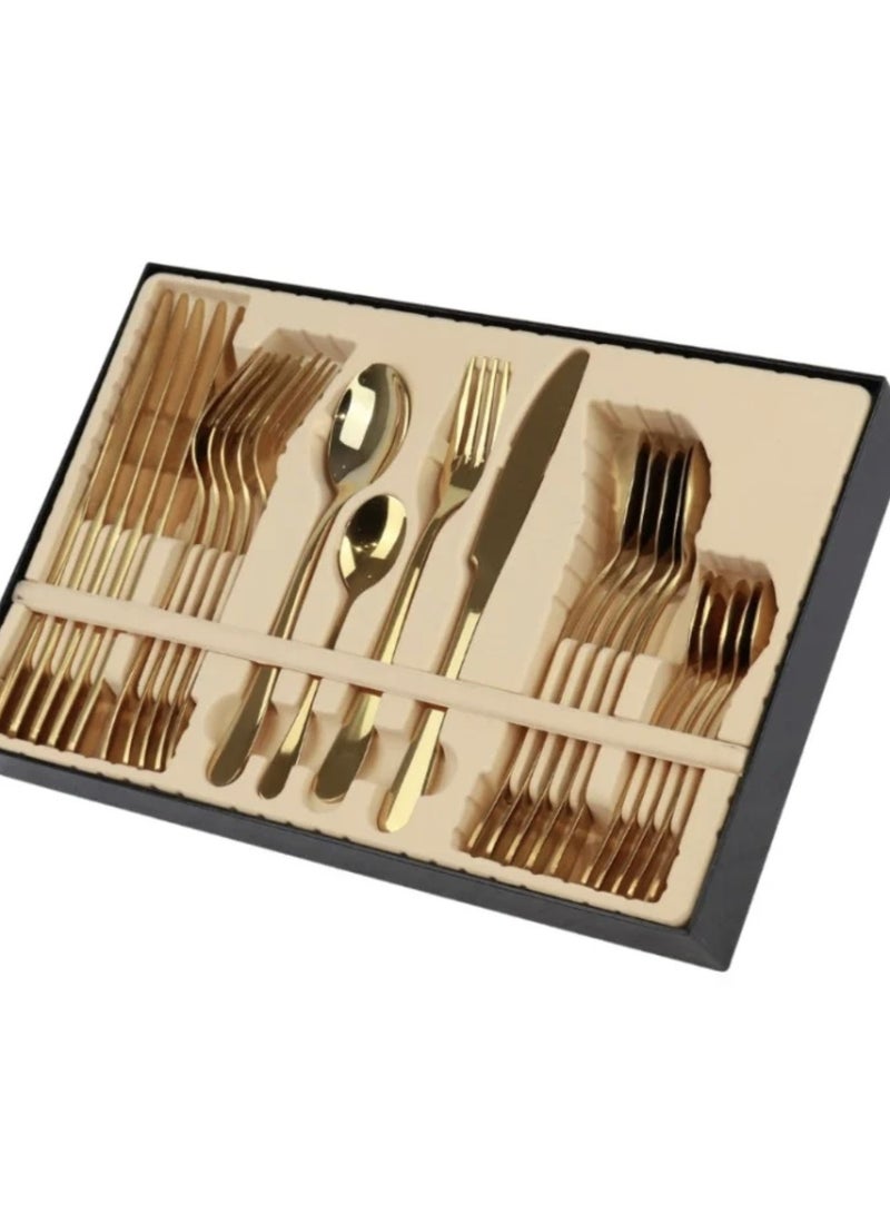 HOMEVEO 24-piece knife, fork and spoon set  - Image 2