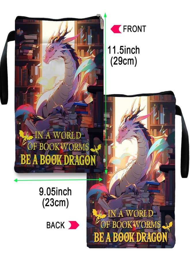 Maydvdv Romantasy Dark Academia Dragons Book Sleeve, Fantasy Novel Reader Gift, Bookish Gifts, Book Inspired Gift, Paperback Protector Book Cover, Lovers Book Gifts - Image 2