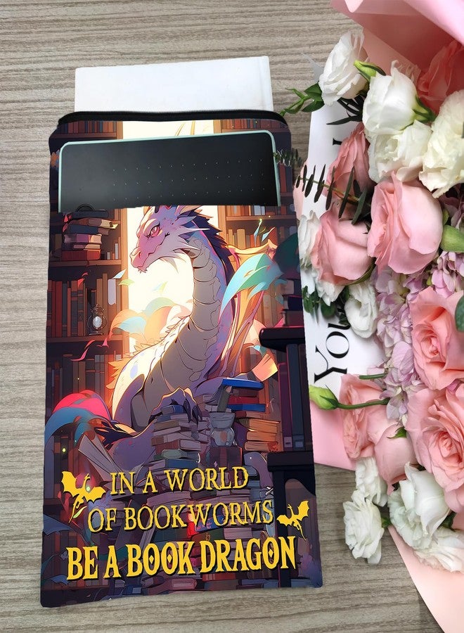 Maydvdv Romantasy Dark Academia Dragons Book Sleeve, Fantasy Novel Reader Gift, Bookish Gifts, Book Inspired Gift, Paperback Protector Book Cover, Lovers Book Gifts - Image 4