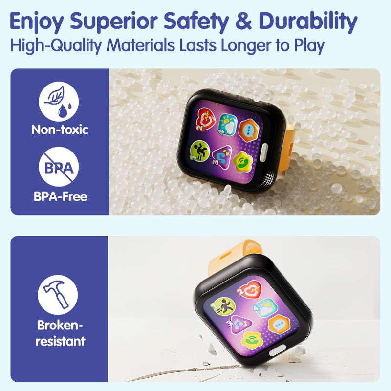 HOLA Toys for 1 Year Old Boys & Girls, 7 Functions Baby Musical Toy Watch, Learning & Travel Baby Toys 6-12-18 Months, Birthday Gift for Boys & Girls Christmas Stocking Stuffers - Image 5