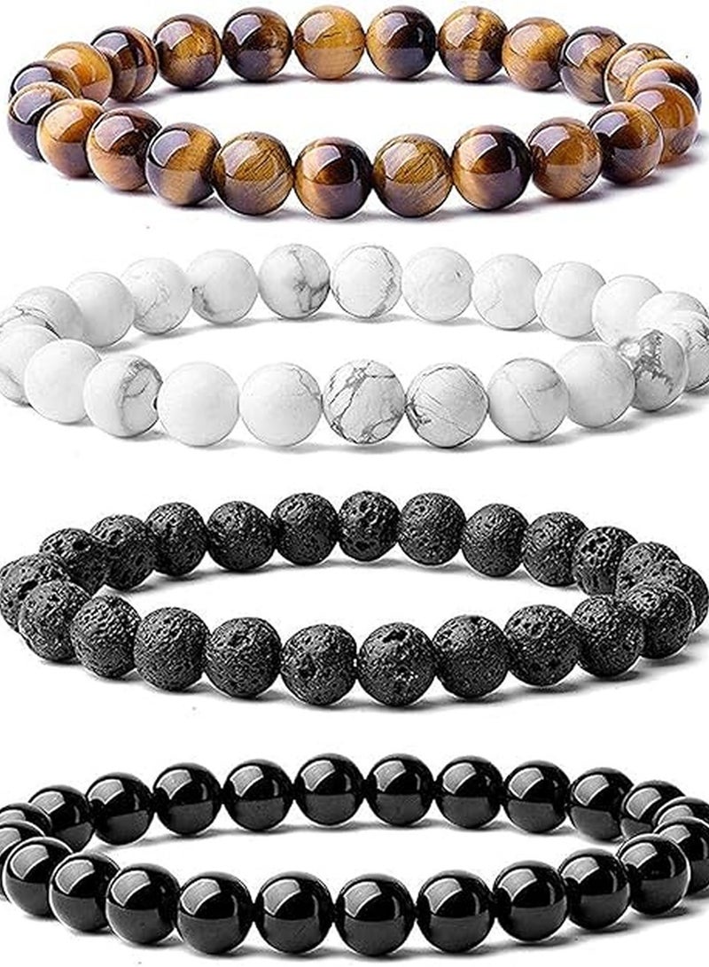Set of 4 Bracelets for Men