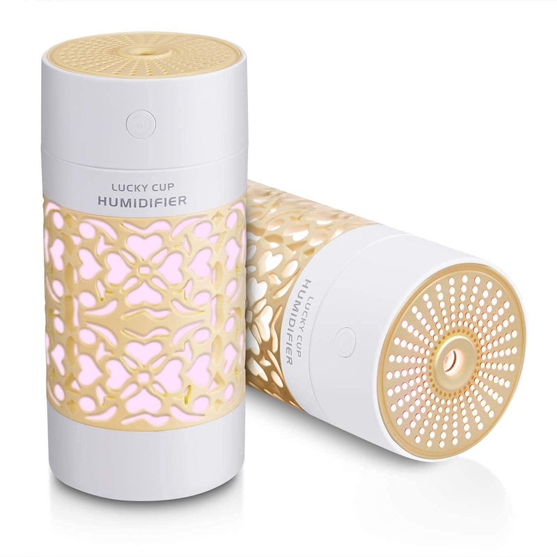 Purifier Air Aroma Diffuser Ultrasonic Mini Portable Super Quiet -7 Colors Light Night