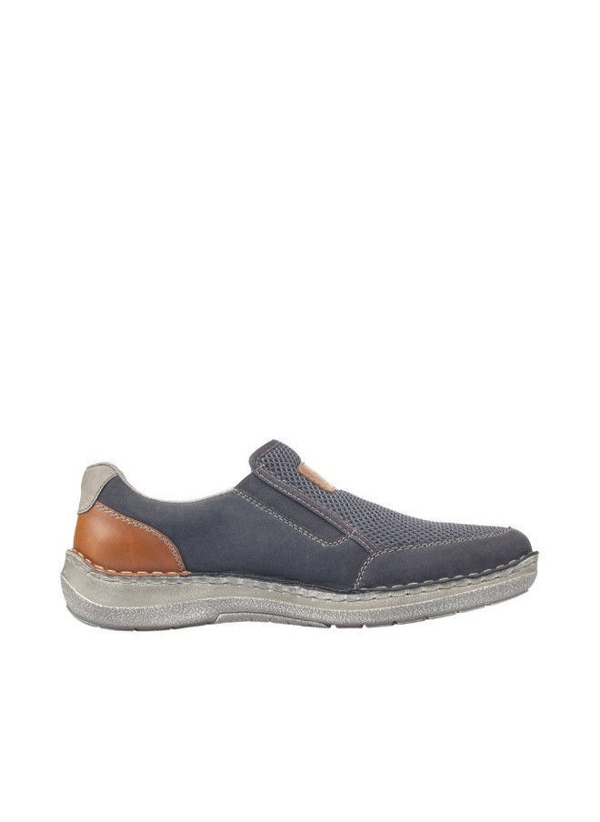 rieker Rieker Mens Casual Shoes 03053-14 Sergio Blue 116-1061  - Image 1