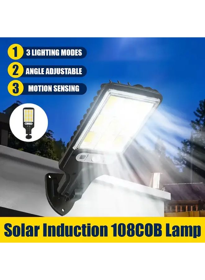 1pc 108 COB Solar Wall Lamp Motion Sensor Outdoor Street Light For Yard Porch Garden - Image 3